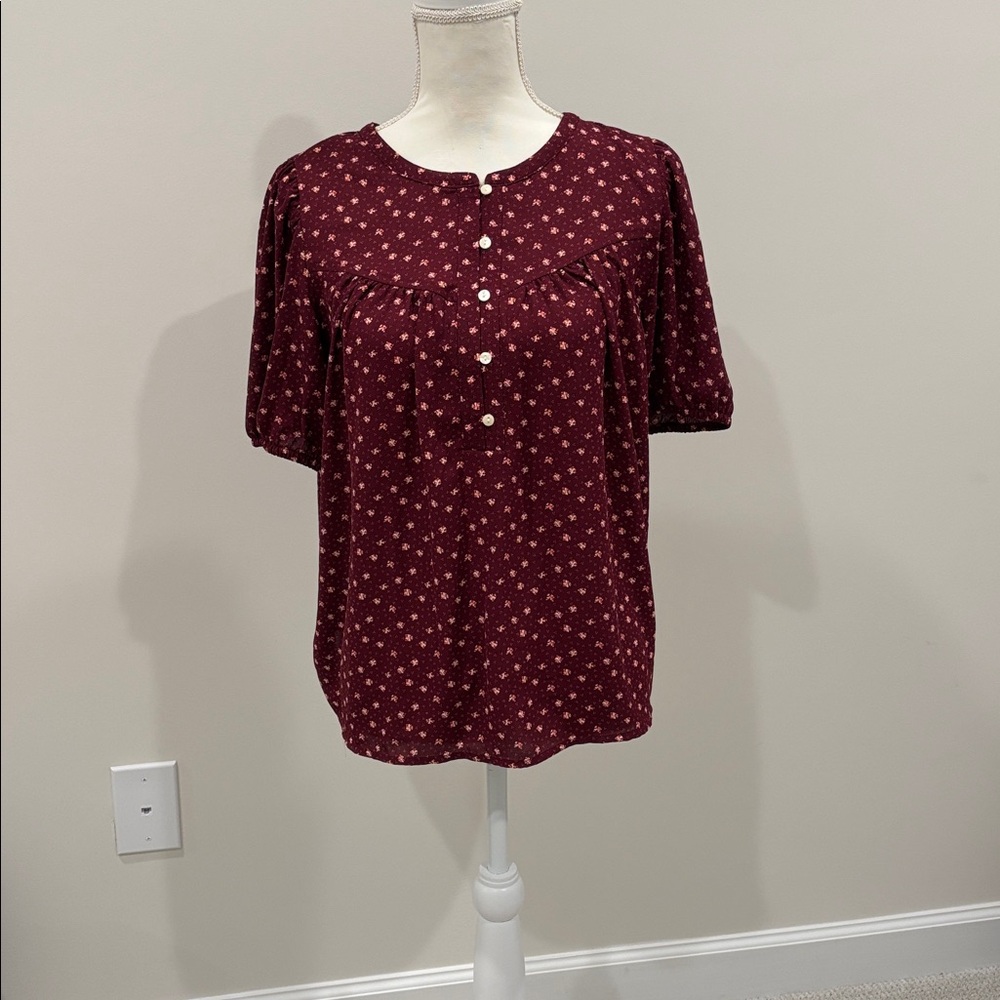 Short sleeve blouse from Loft